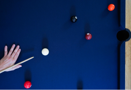 The Standard 2m10, the American Pool Table in oak by Stella