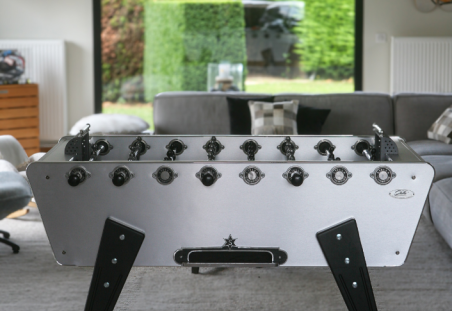 Stella Champion Collector Brushed Aluminium foosball table