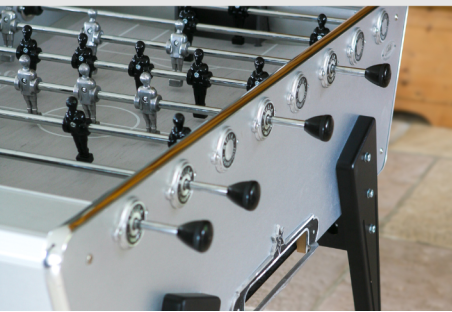 Stella Champion Collector Brushed Aluminium foosball table