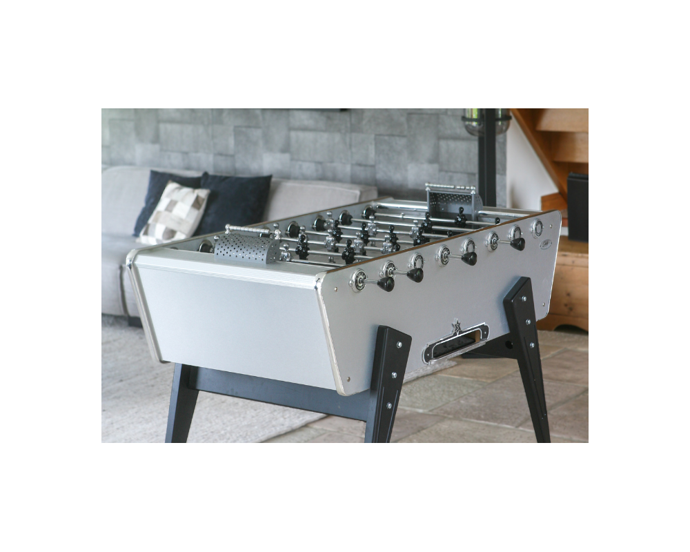 Stella Champion Collector Brushed Aluminium foosball table