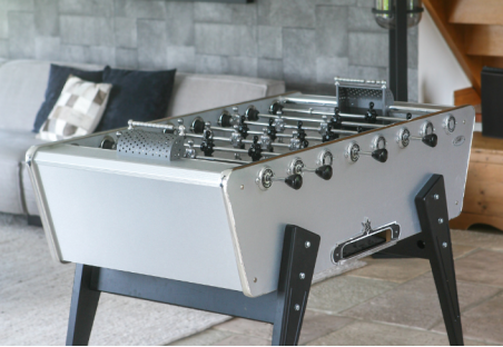 Stella Champion Collector Brushed Aluminium foosball table