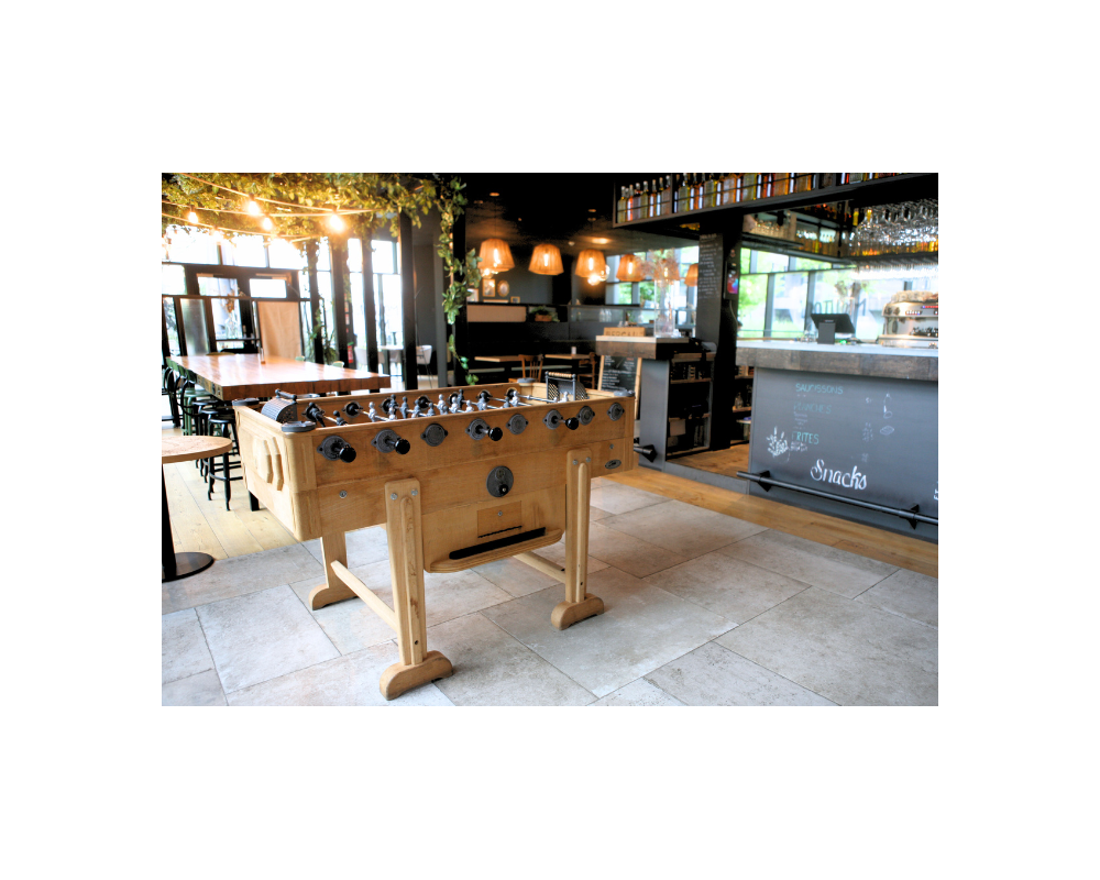 Foosball Stella Retro Aged Oak Coiner