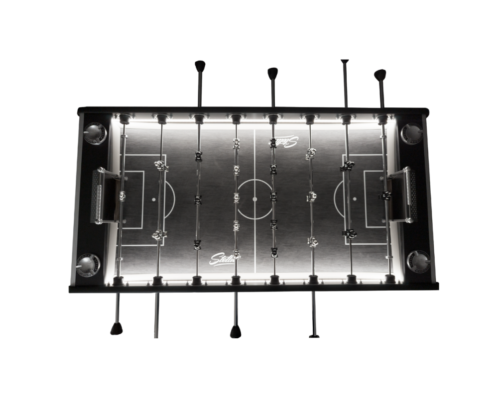 Baby-foot Stella Champion Collector Noir avec éclairage led