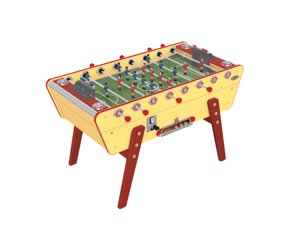 Foosball Stella Champion Collector Coiner Yellow