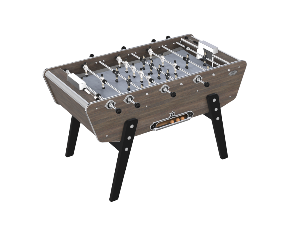 Foosball table Stella in Wenge from Mali, stylish and authentic