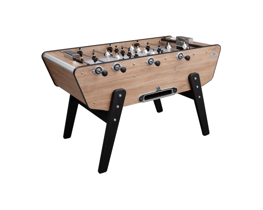 Baby-foot Star design en Chêne du Kansas