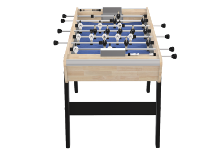 Home Hévéa Table Football Table with Blue Mat – for the whole family