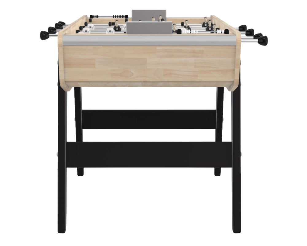 Home Hévéa Table Football Table with Blue Mat – for the whole family