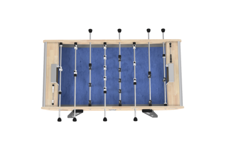 Home Hévéa Table Football Table with Blue Mat – for the whole family