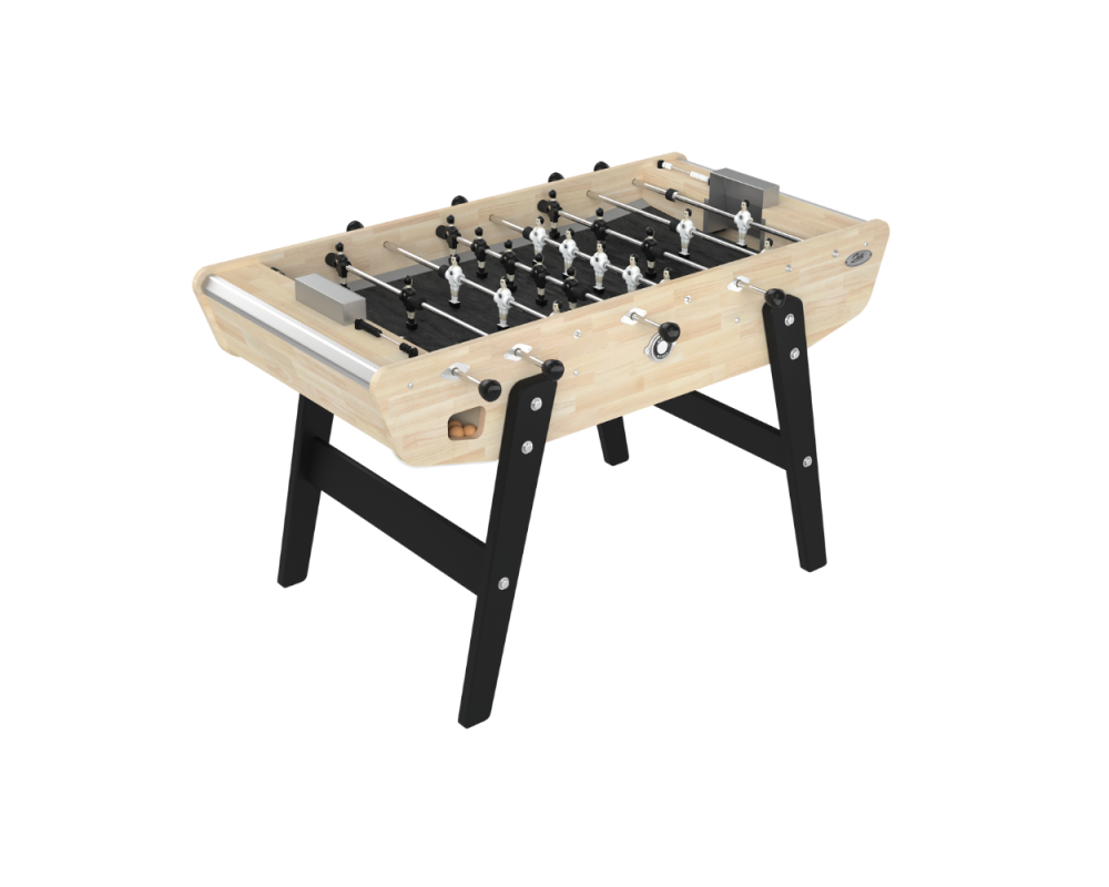 Home Hévéa Table Football Table with Black Mat – for the whole family