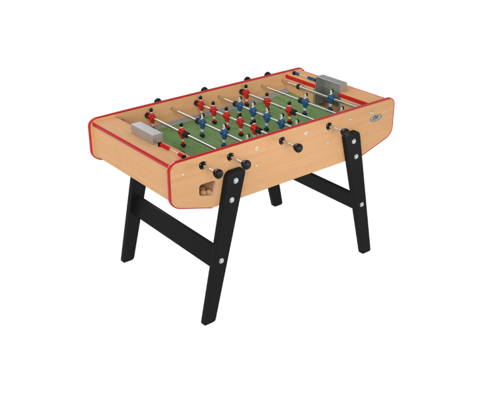 Stella Club Beech soccer table, a family model for soccer fans