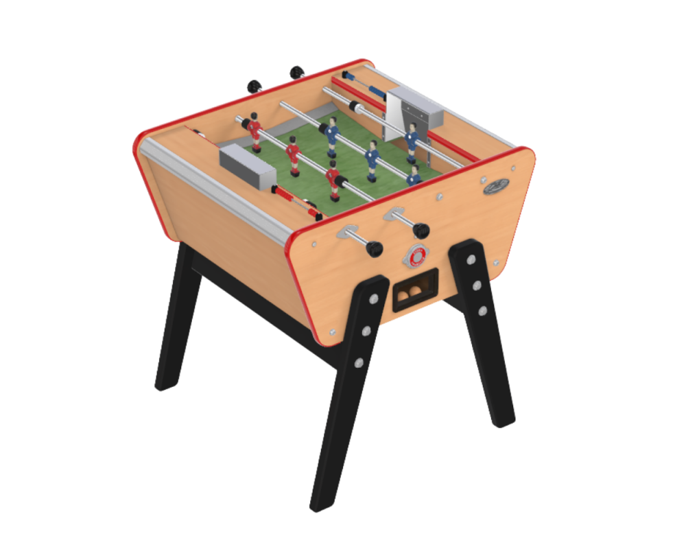 Baby-foot Toi & Moi Hêtre, le modèle des petits espaces