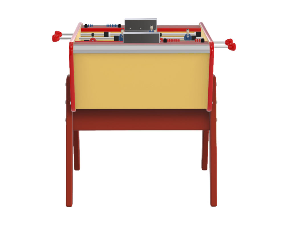Toi & Moi Yellow soccer table, the model for small spaces
