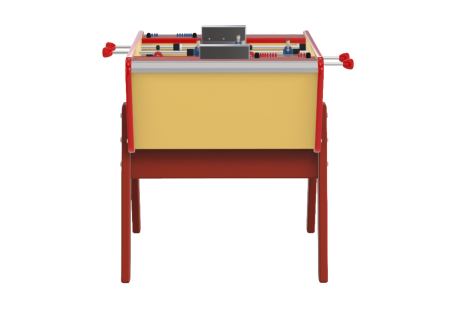 Toi & Moi Yellow soccer table, the model for small spaces