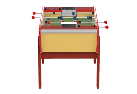 Toi & Moi Yellow soccer table, the model for small spaces