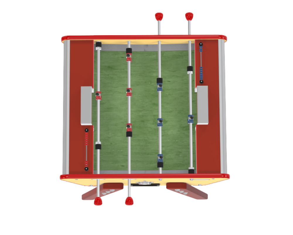 Toi & Moi Yellow soccer table, the model for small spaces
