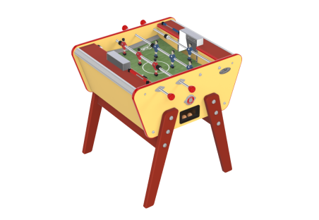 Baby-foot Toi & Moi Jaune, le modèle des petits espaces