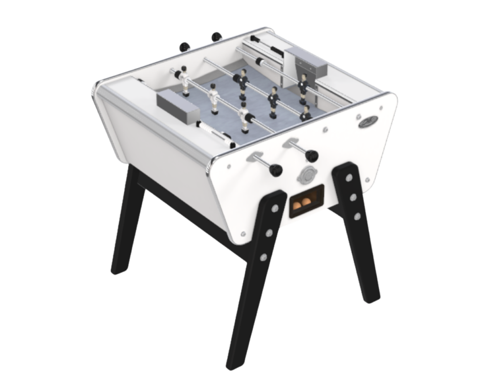 Toi & Moi White foosball table, the model for small spaces
