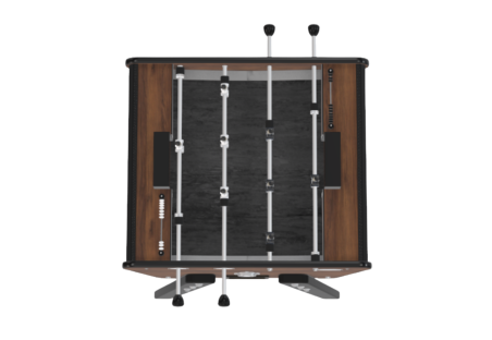 Toi & Moi Walnut Warmia foosball table for small spaces