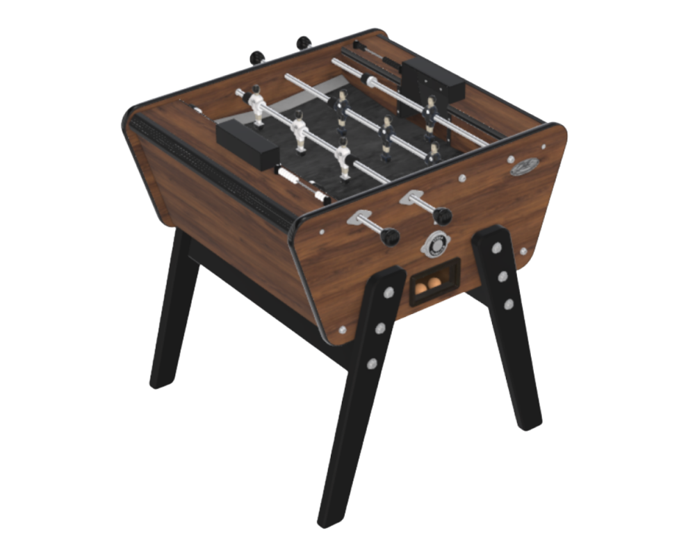 Toi & Moi Walnut Warmia foosball table for small spaces