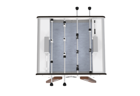 Mini outdoor Toi & Moi foosball table in white | Stella