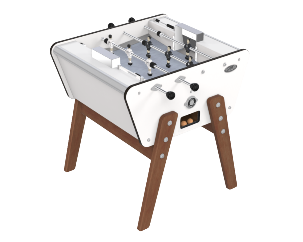 Mini outdoor Toi & Moi foosball table in white | Stella