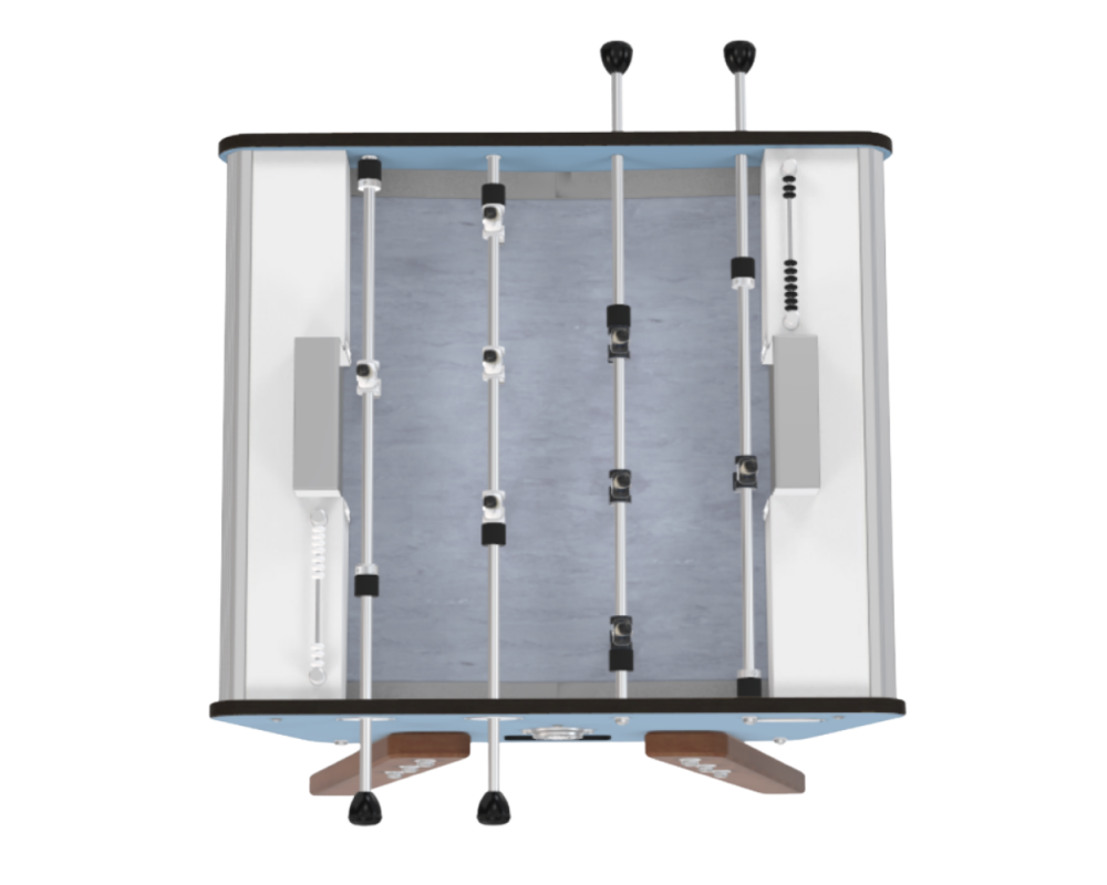 Mini baby-foot Toi & Moi d'extérieur bleu | Stella Baby-foot