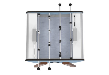 Mini baby-foot Toi & Moi d'extérieur bleu | Stella Baby-foot