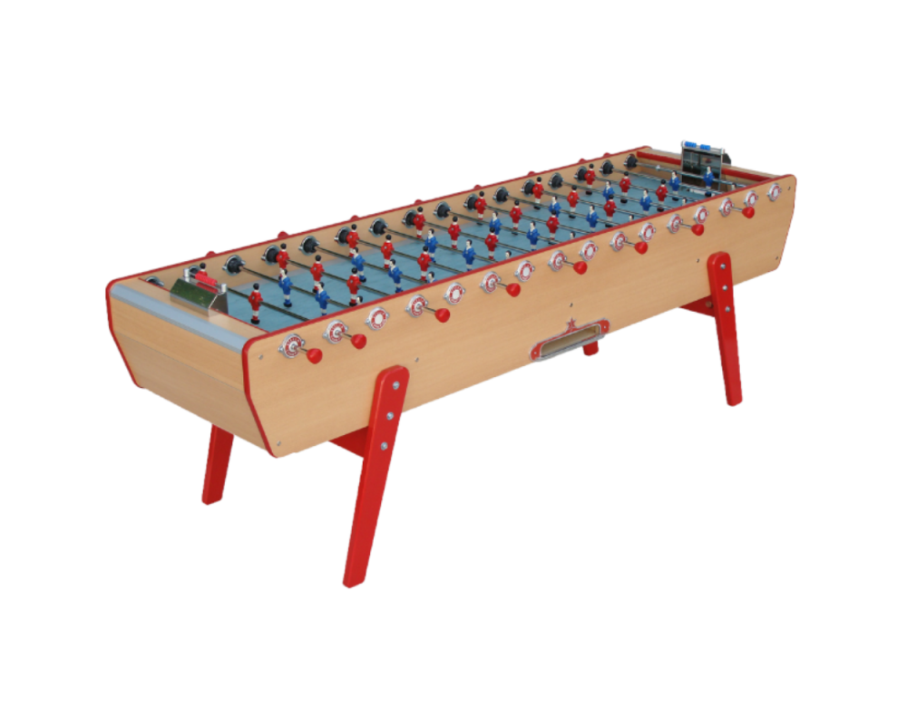 Baby-foot Stella géant XXL hêtre & baby-foot 8 joueurs