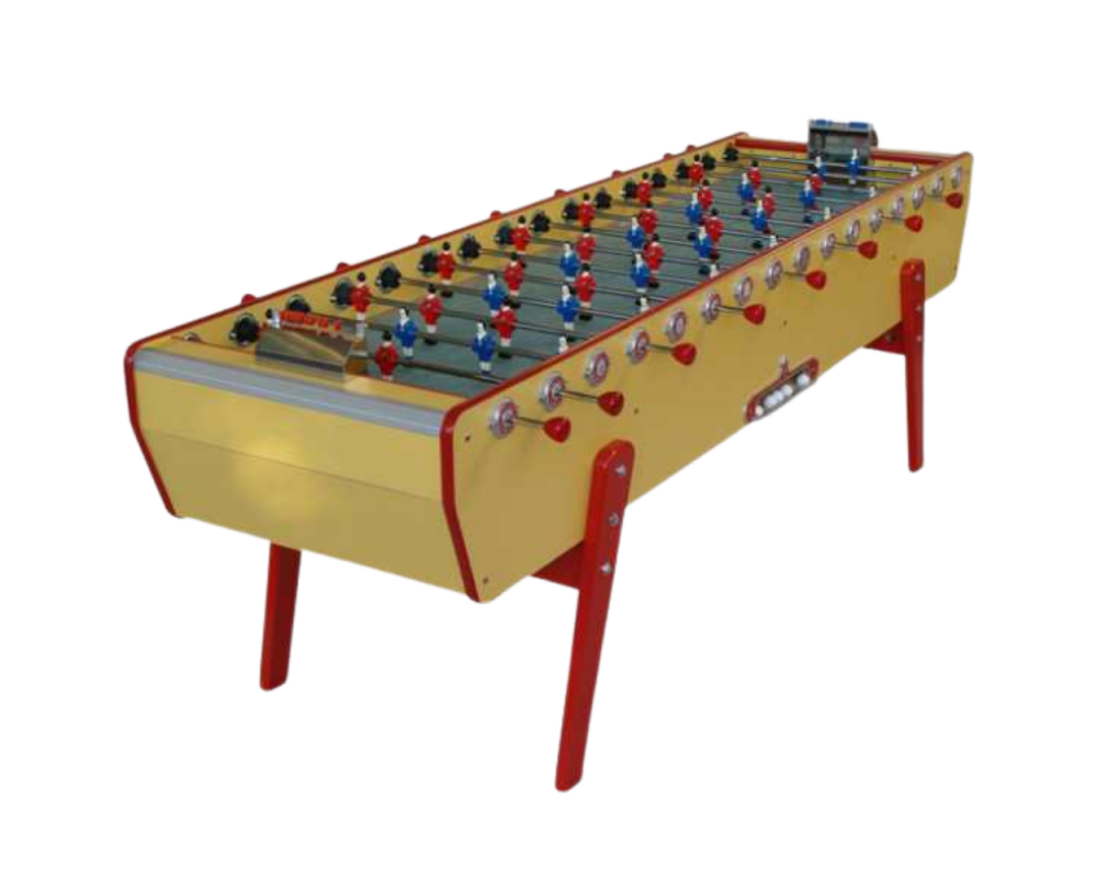 Baby-foot géant XXL jaune & babyfoot 8 joueurs - Stella Baby-foot