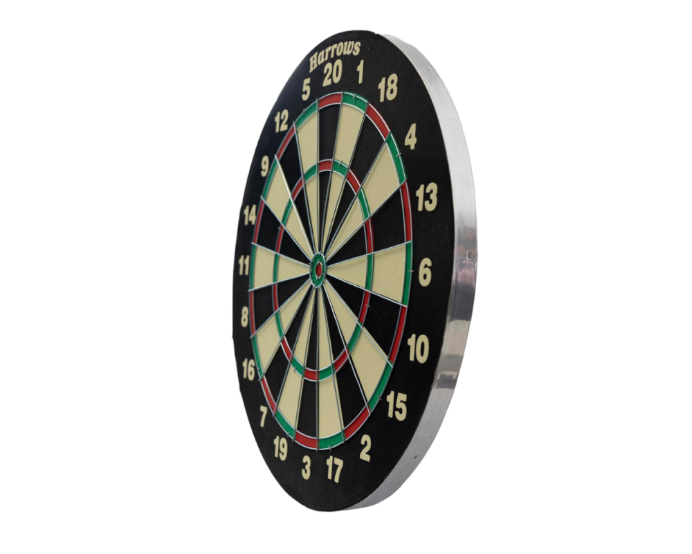 Darts Set: Square dartboard and stand made from Stella Hevea 🎯