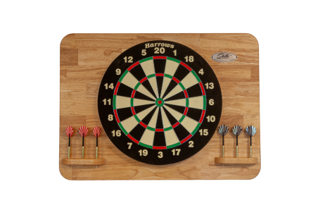 Jeu de fléchettes : support & cible de fléchette Square en Hévéa Stella 🎯