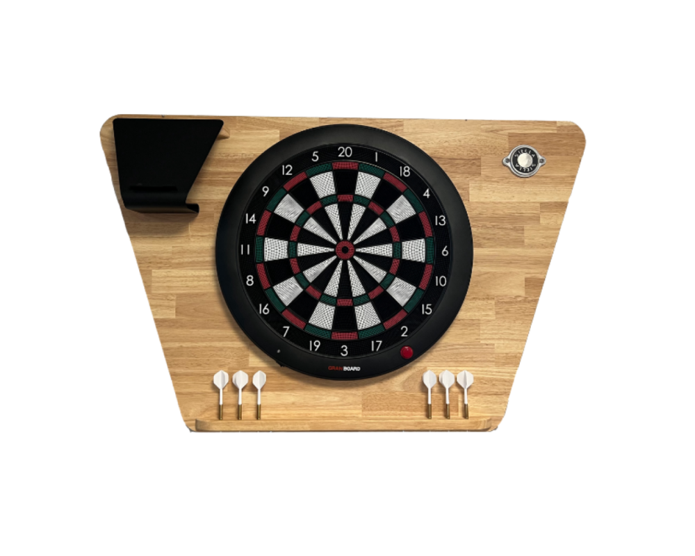 Jeu de fléchettes : support & cible en Hévéa de fléchette Stella 🎯