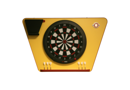 Jeu de fléchettes : support jaune & cible de fléchette Stella 🎯
