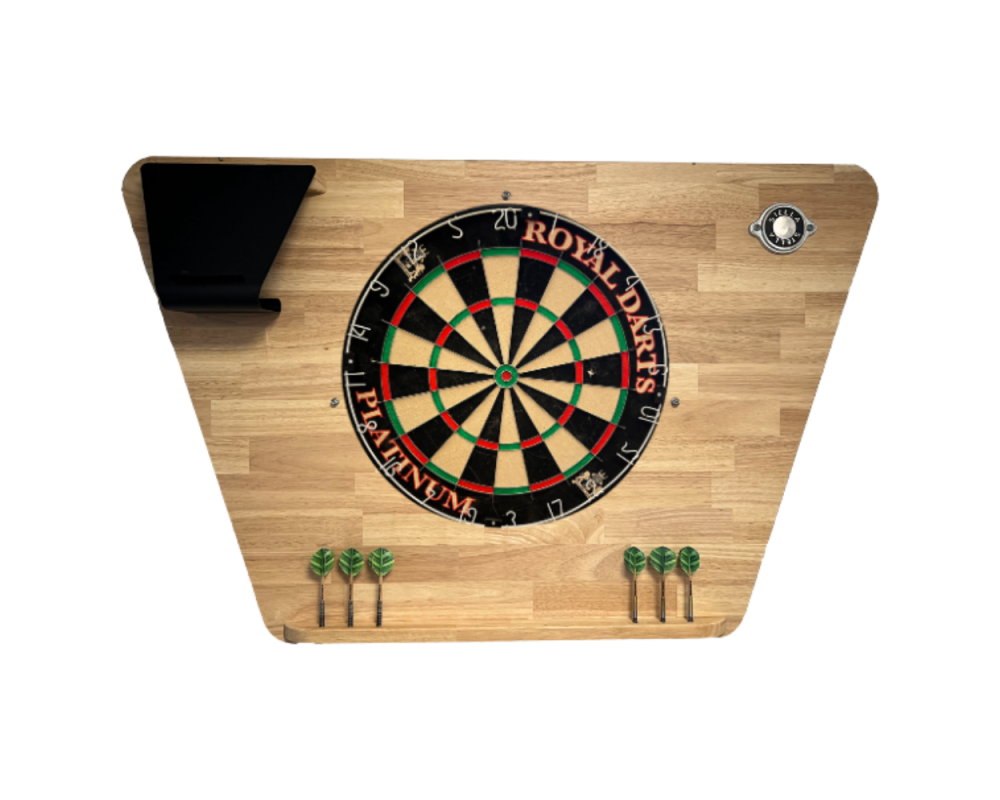 Jeu de fléchettes : support & cible de fléchette en Hévéa Stella 🎯