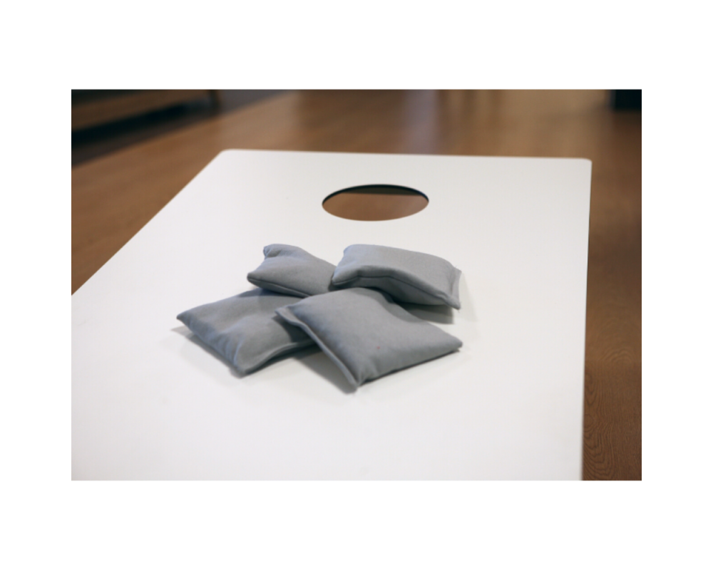 Cornhole Outdoor Stella - White HPL Cornhole Table