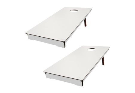 Cornhole Outdoor Stella - White HPL Cornhole Table
