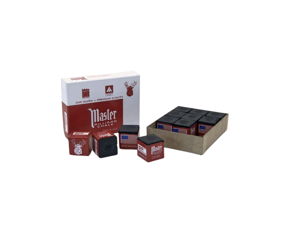 Black Billiard Chalk - Master Chalk by Stella