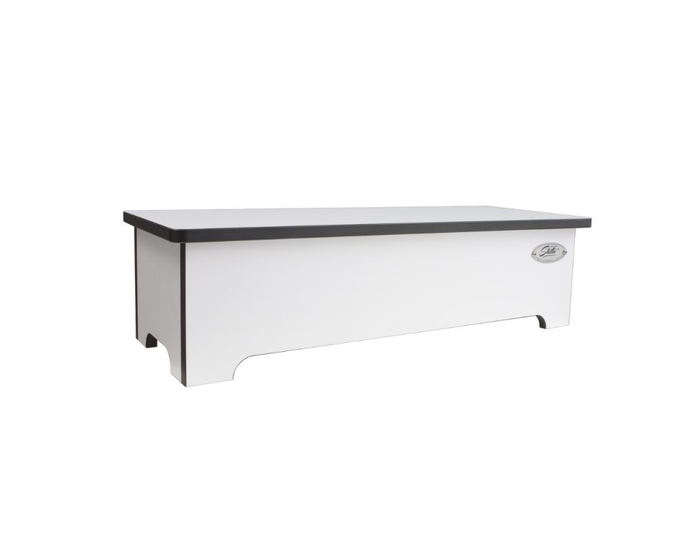 Marche-pied blanc extérieur pour les enfants - Stella baby-foot