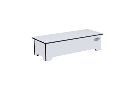 Marche-pied blanc extérieur pour les enfants - Stella baby-foot