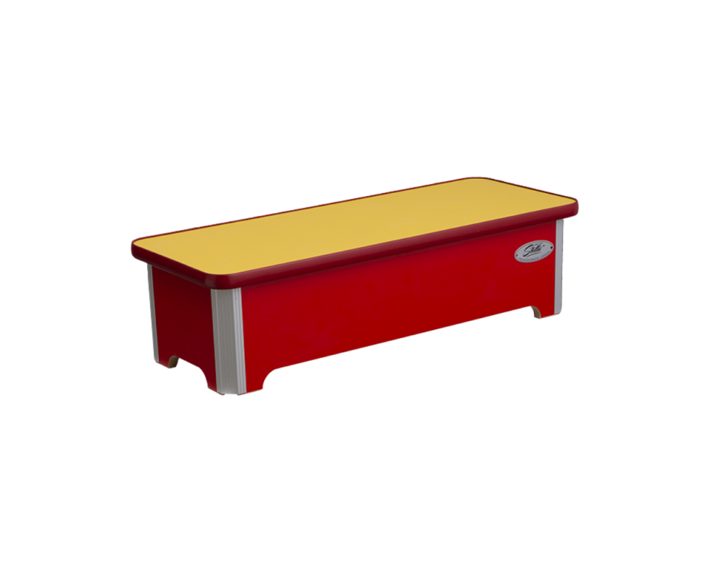 Marche-pied d'intérieur jaune pour les enfants - Stella baby-foot