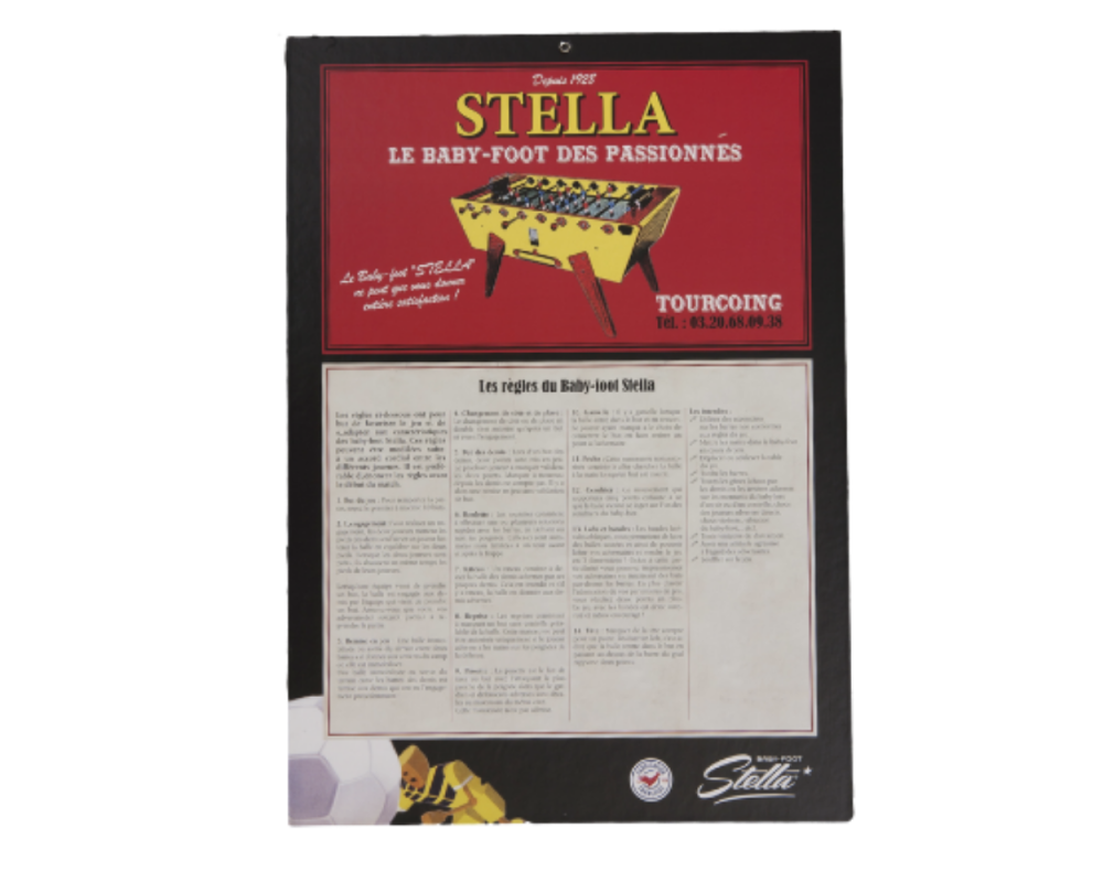 Règle vintage baby-foot