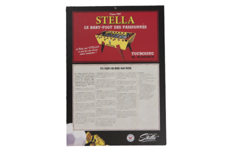 Règle vintage baby-foot