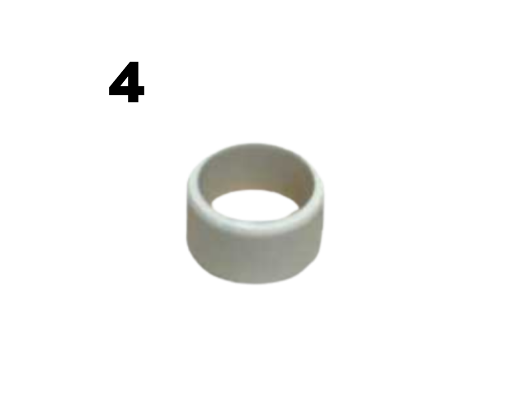 Nylon ring for white hollow bearing, spare part