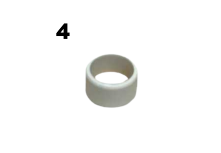 Nylon ring for white hollow bearing, spare part