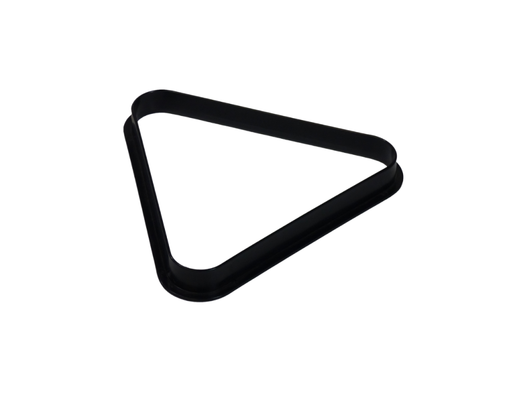 Black plastic triangle 57 mm billiard