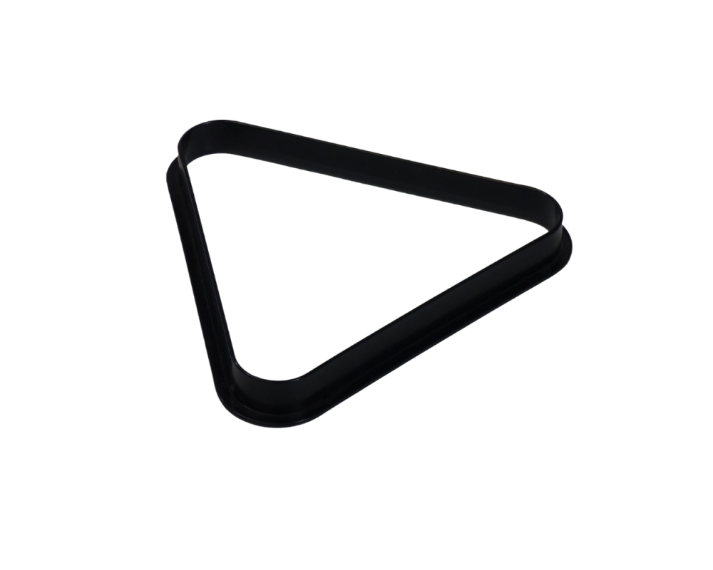 Black plastic triangle 47 mm billiard