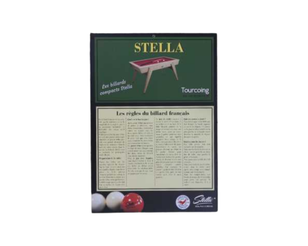 Vintage french billiard Rule