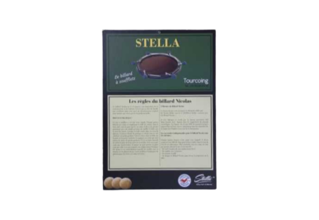 Vintage Nicolas billiard Rule