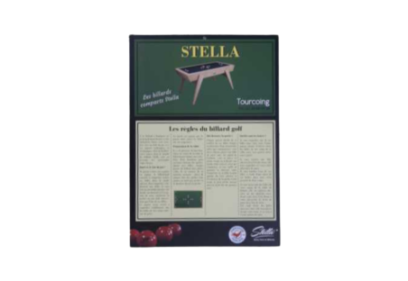 Règle vintage billard Golf